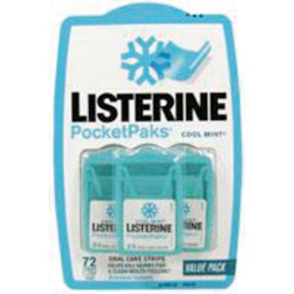 Listerine Cool Mint Pocket Pack 72 Pieces 1 Listerine Cool Mint Pocket Pack 72 Pieces