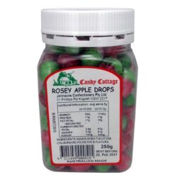Candy Cottage Rosey Apple Drops 250g (Box of 12)