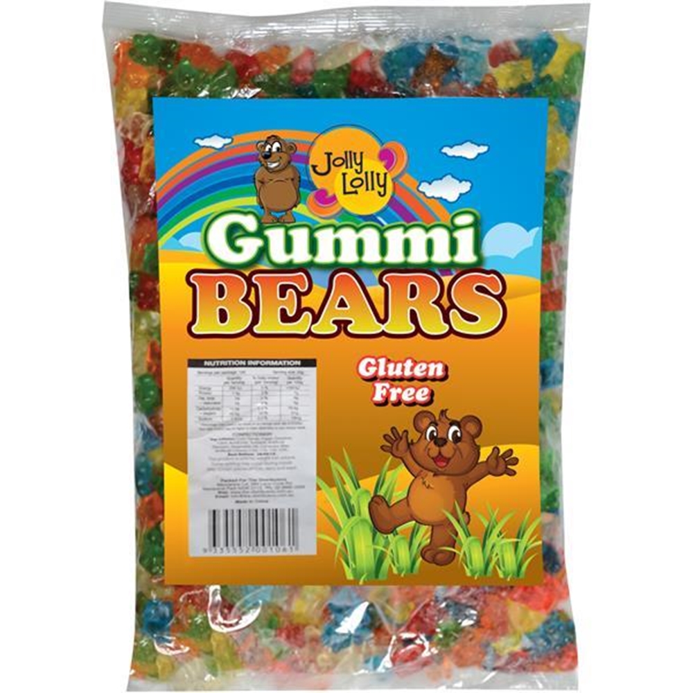 Big Lolly Gummy Bears 2kg 1 Big Lolly Gummy Bears 2kg