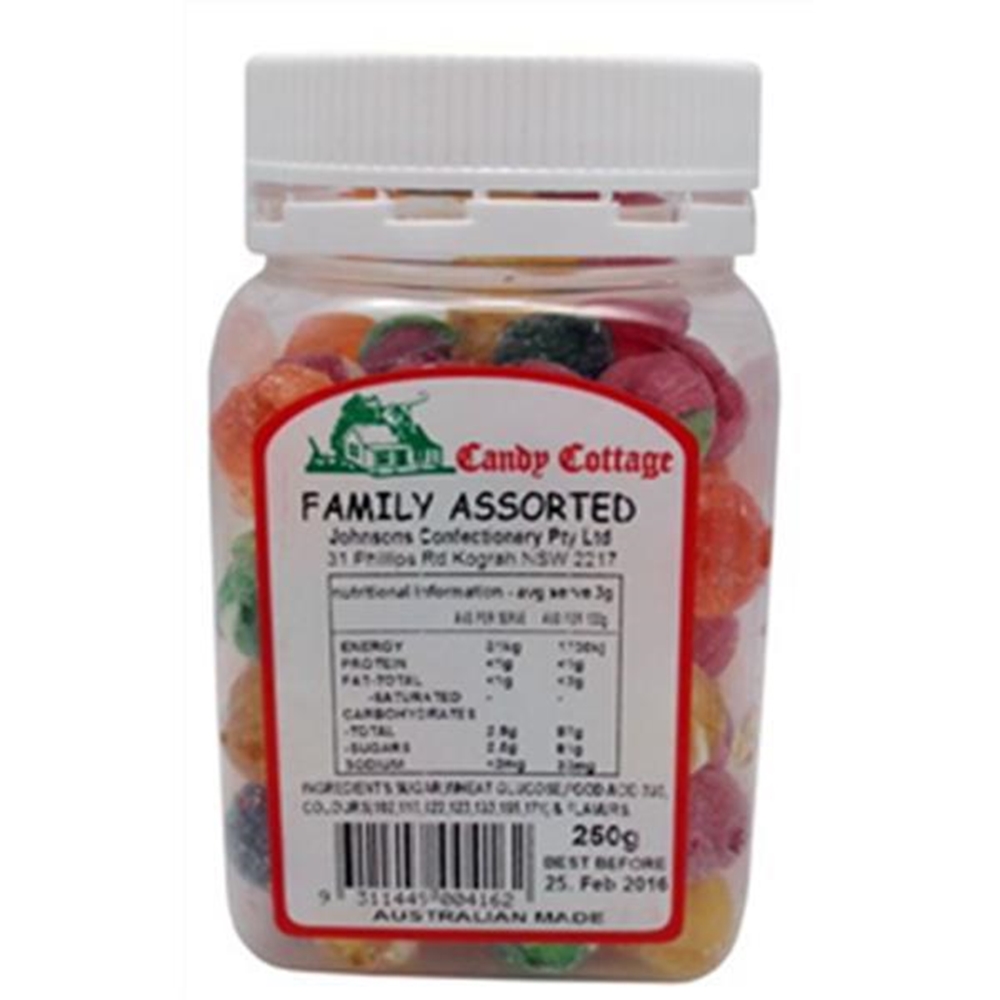 Candy Cottage Family Assorted 250g 1 Candy Cottage Family Assorted 250g