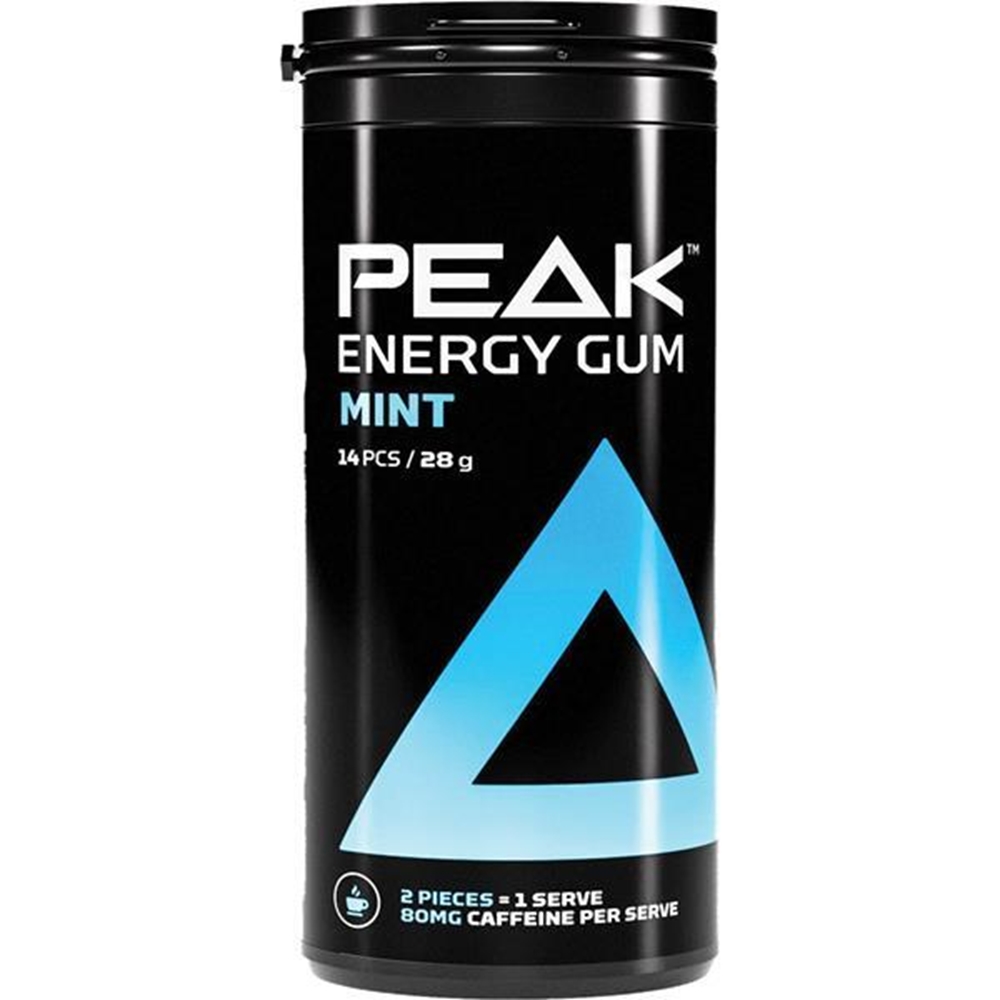 Peak Energy Gum Mint (Box of 12) 1 Peak Energy Gum Mint (Box of 12)