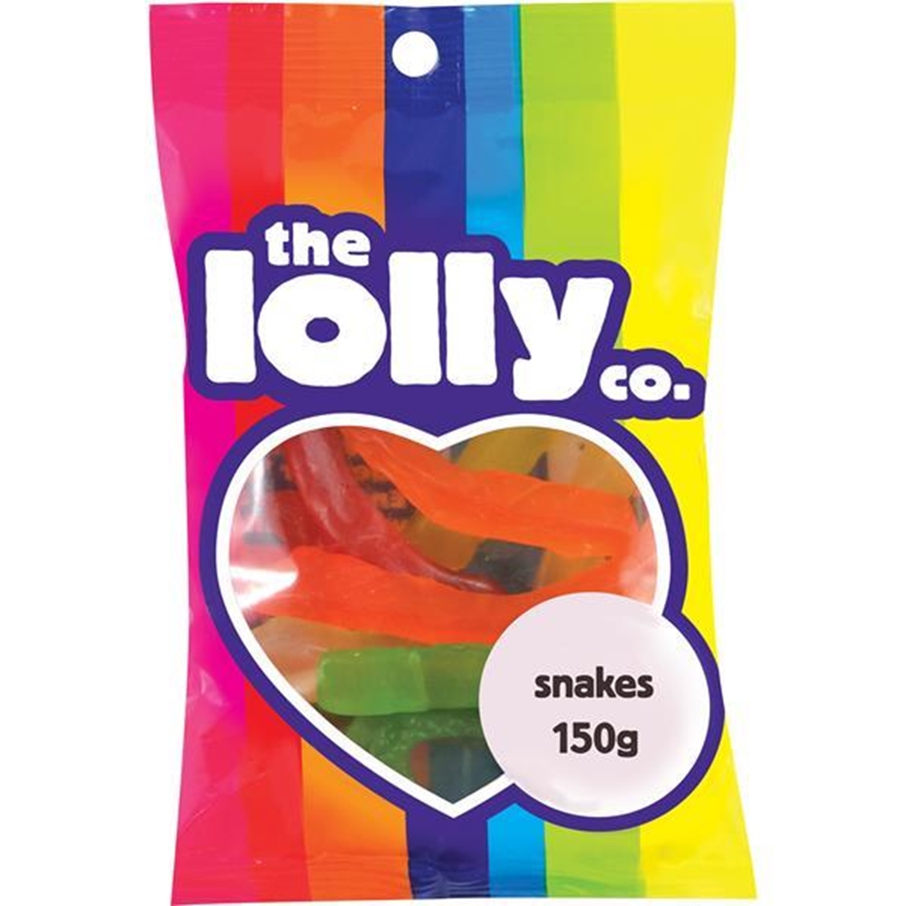 Lollyco Snakes 130g 1 Lollyco Snakes 130g