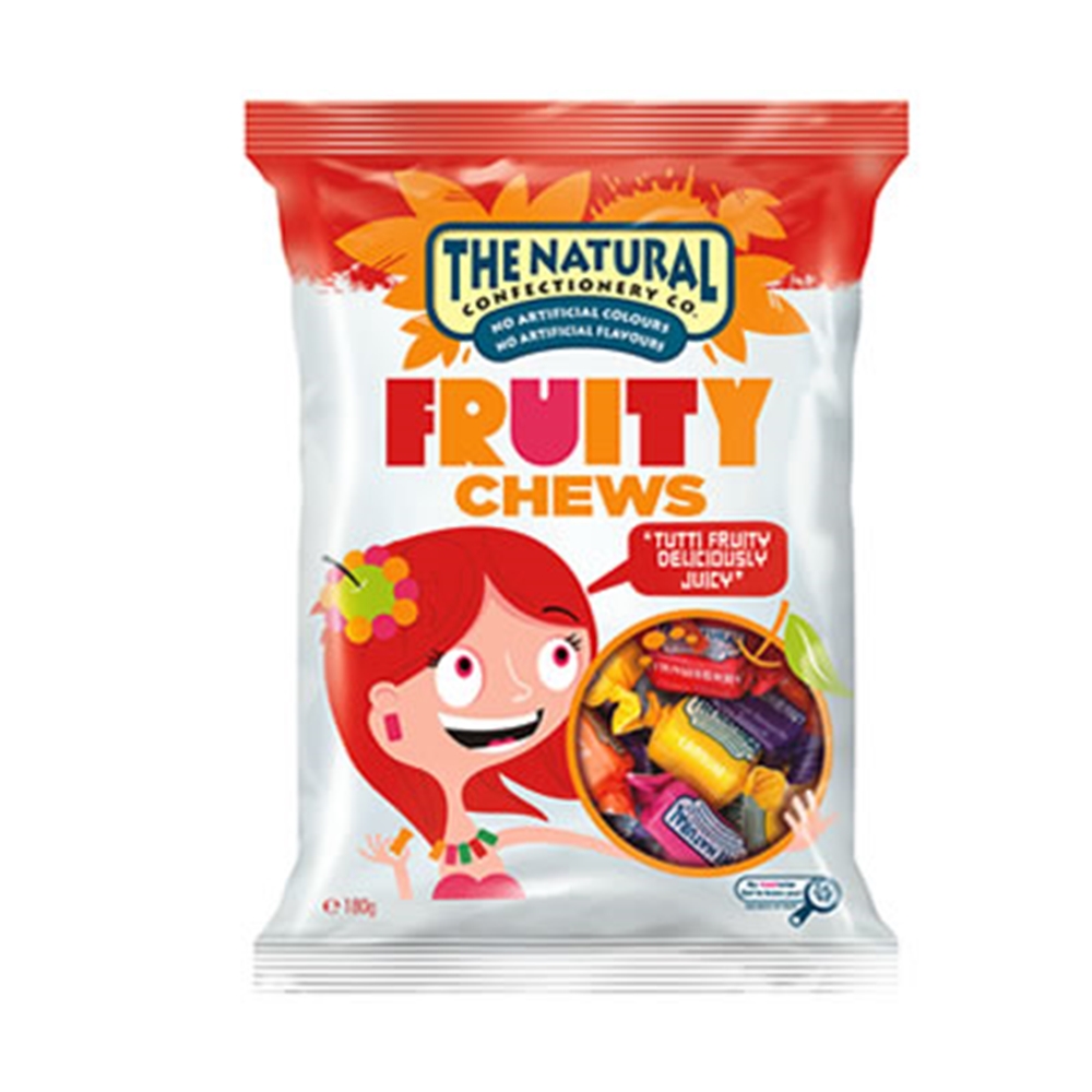 Natural Confectionery Co. Fruit Chews 180g 1 Natural Confectionery Co. Fruit Chews 180g