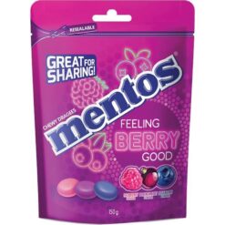 Mentos Feel Good Berry Share Bag 150g (Box of 7)