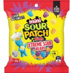Sour Patch Kids Mini Xtreme Sour Heads (Box of 32)