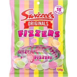 Swizzels Fizzers Bag 120g (Box of 12)