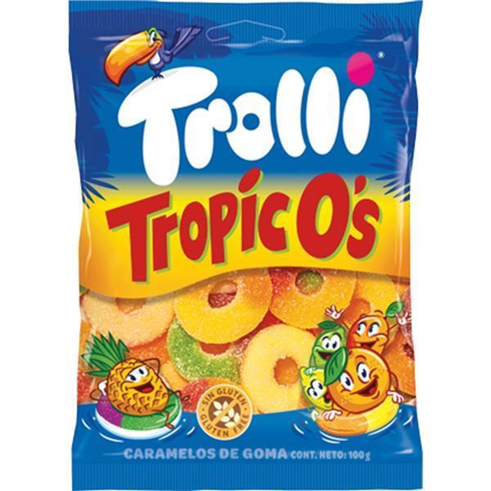 Trolli Tropical O's 100g 1 Trolli Tropical O's 100g