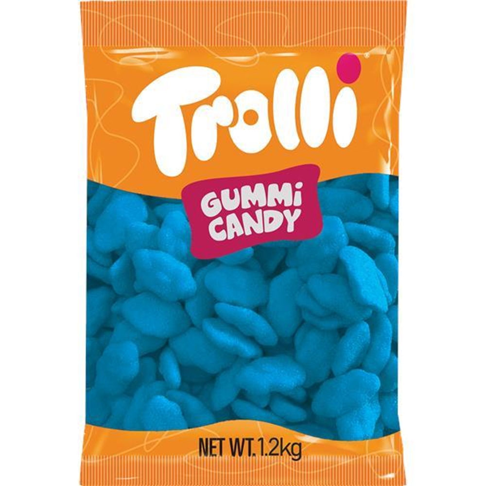 Trolli Blue Raspberry Clouds 1.2kg 1 Trolli Blue Raspberry Clouds 1.2kg