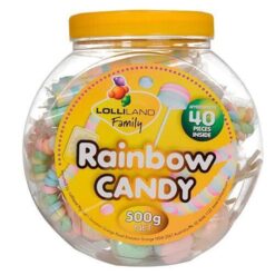 Rainbow Candy Jar 500g