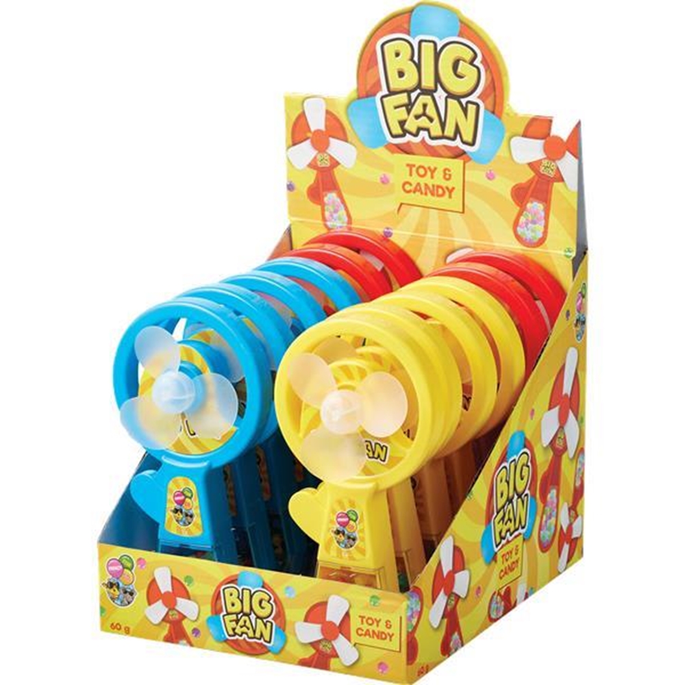 Big Fan Toy & Candy (Box of 12) 1 Big Fan Toy & Candy (Box of 12)