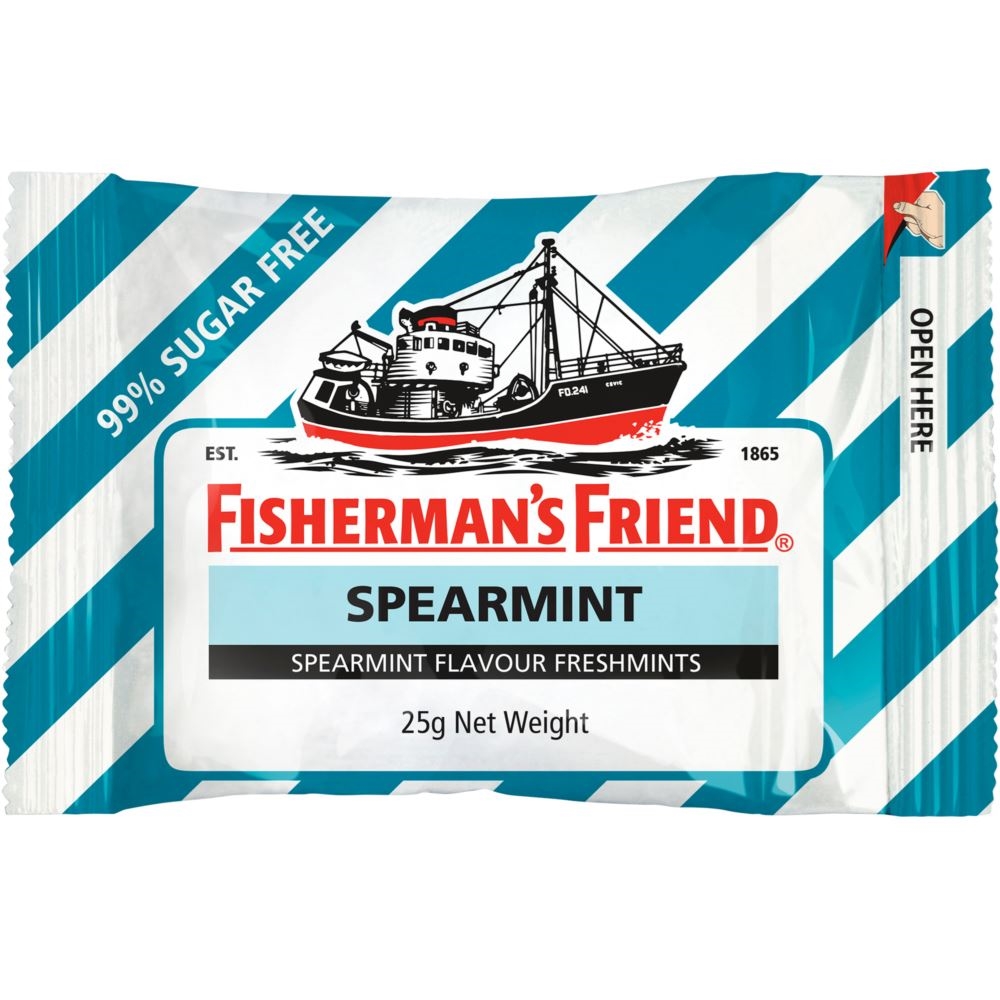 Fisherman's Friend Sugar Free Spearmint (Box of 12) 1 Fisherman's Friend Sugar Free Spearmint (Box of 12)