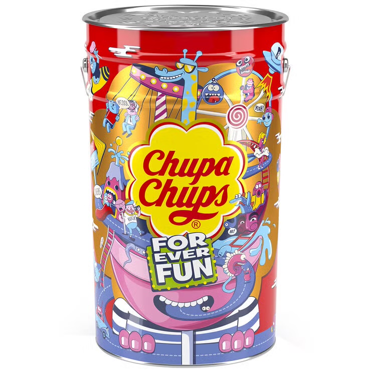 Chupa Chups Mega Tin 1000 X 12g 1 Chupa Chups Mega Tin 1000 X 12g