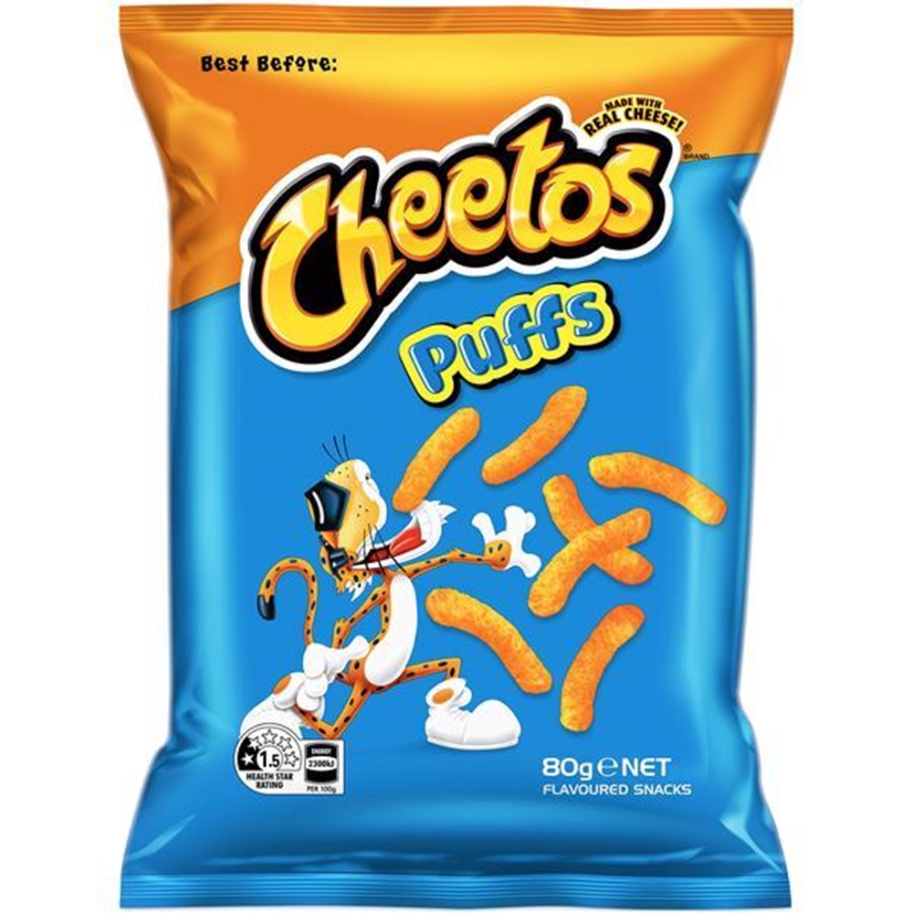 Cheetos Puffs 80g (Box of 15) 1 Cheetos Puffs 80g (Box of 15)