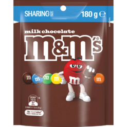 M&M's Milk Bag 180g (Box of 18)