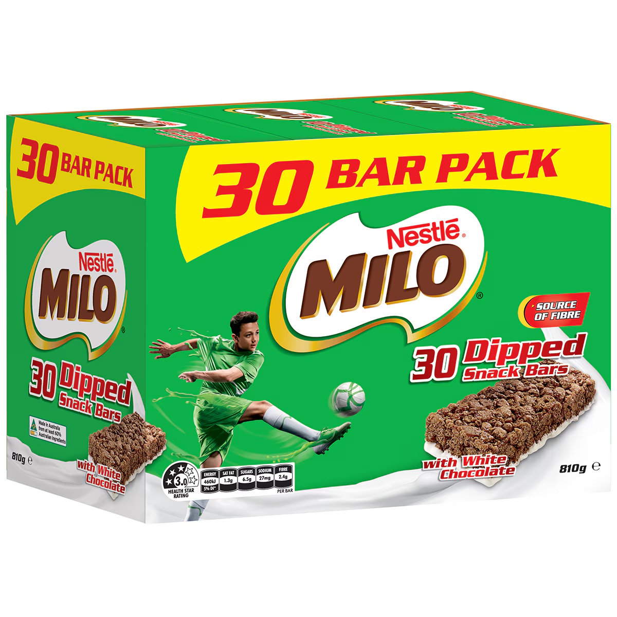 Nestlé MILO Snack Bars 30 x 27g 1 Nestlé MILO Snack Bars 30 x 27g