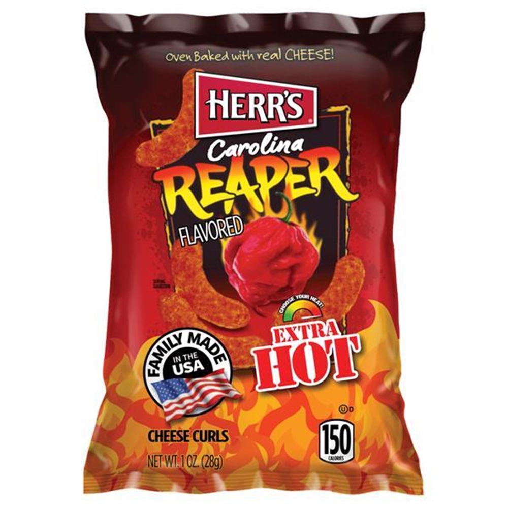 Herr's Reaper Curls 28g (Box of 21) 1 Herr's Reaper Curls 28g (Box of 21)