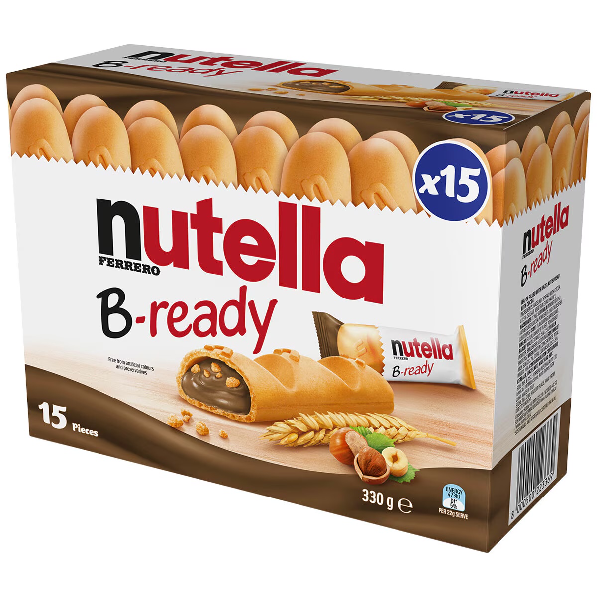 Nutella B-Ready 15 Pack x 22g 1 Nutella B-Ready 15 Pack x 22g