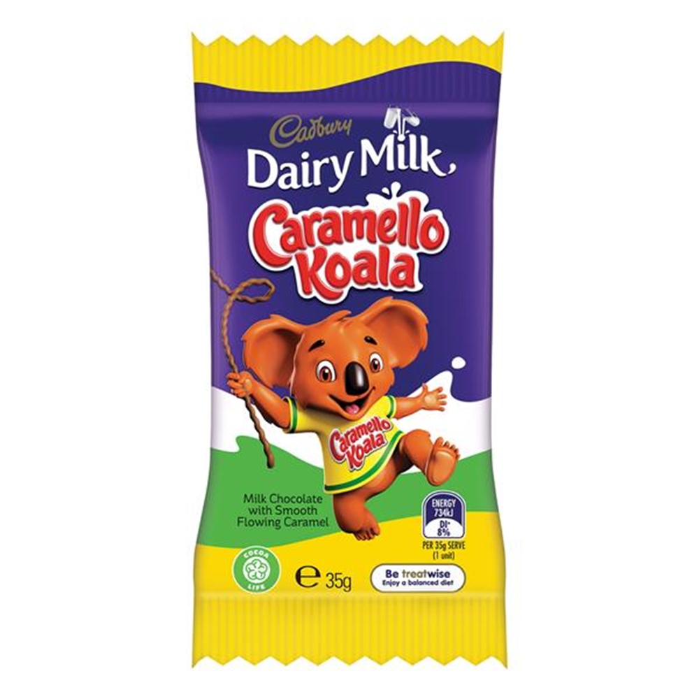 Cadbury Giant Caramello Koala 35g (Box of 36) 1 Cadbury Giant Caramello Koala 35g (Box of 36)