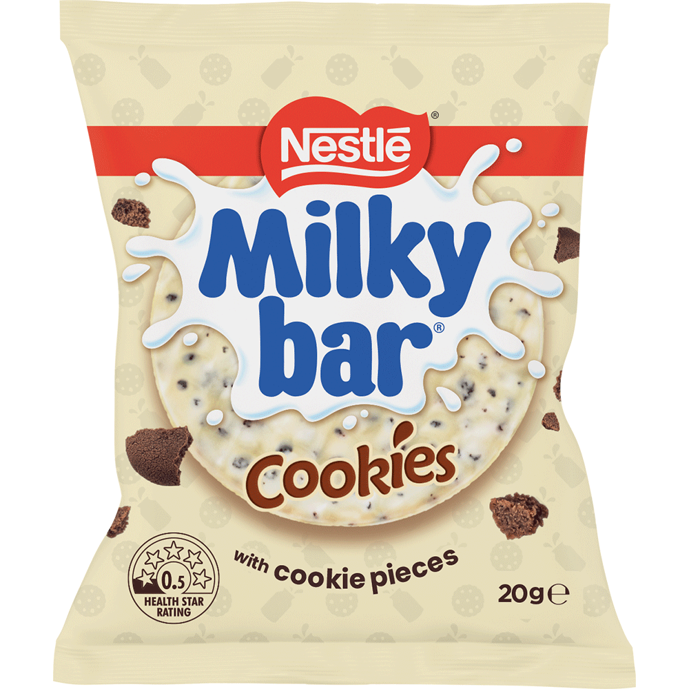 Milkybar Milk & Cookies 20g (Box of 48) 1 Milkybar Milk & Cookies 20g (Box of 48)