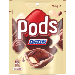 Snickers Pods Bag 160g (Box of 15)