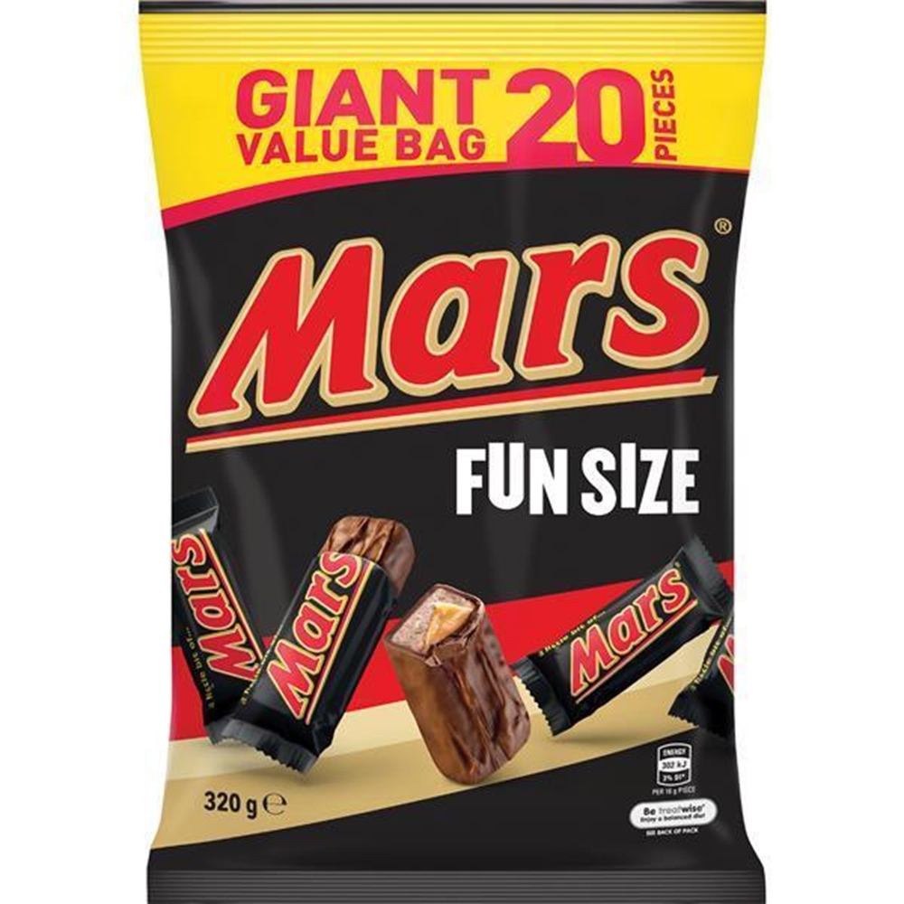 Mars Funsize 320g (Box of 10) 1 Mars Funsize 320g (Box of 10)