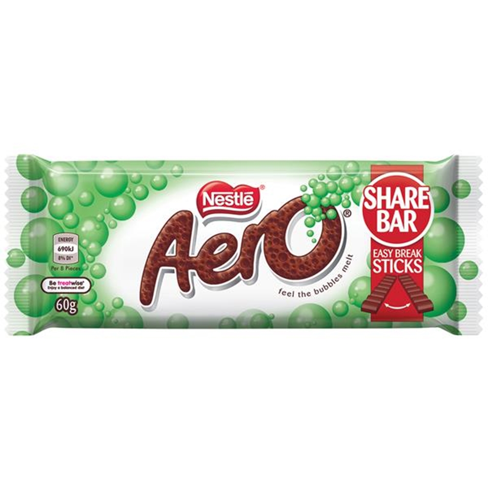 Aero Peppermint King Size 60g (Box of 24) 1 Aero Peppermint King Size 60g (Box of 24)
