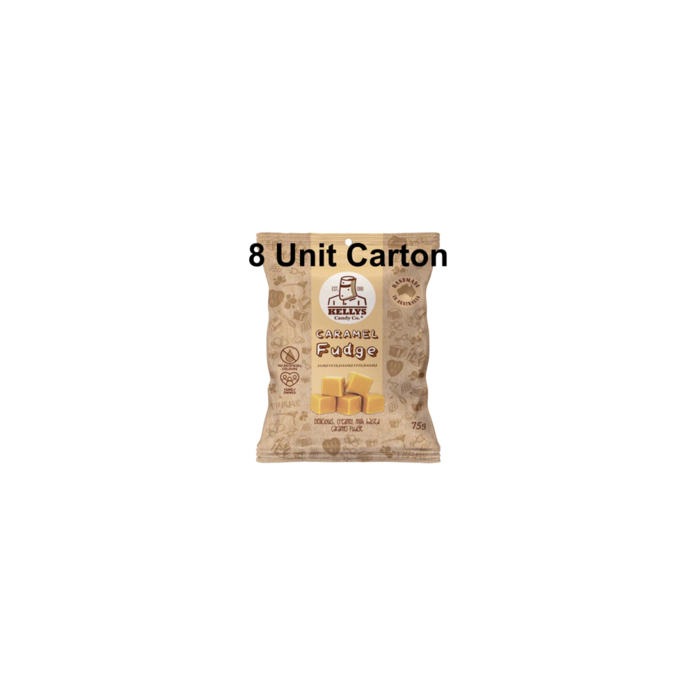 Kelly's Caramel Fudge 75g (Box of 8) 1 Kelly's Caramel Fudge 75g (Box of 8)