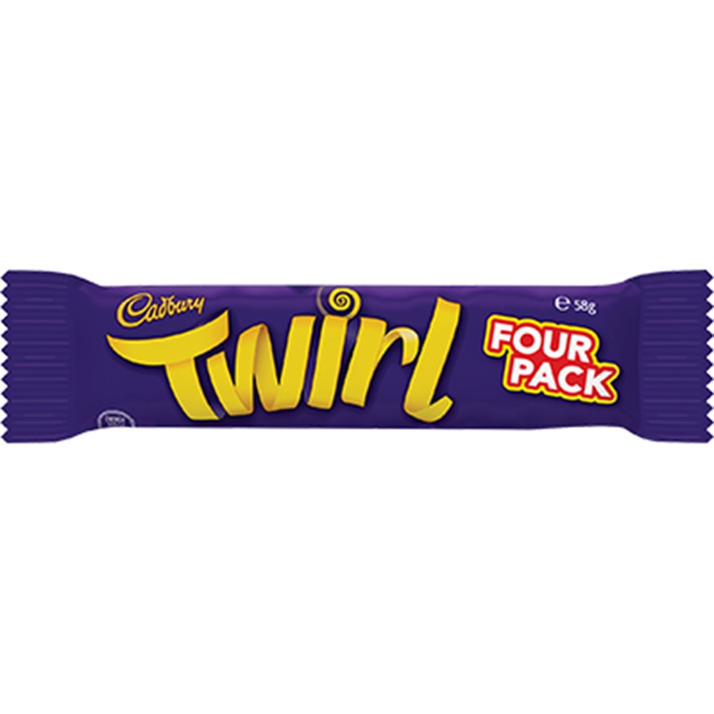 Cadbury Twirl King Size 58g (Box of 42) 1 Cadbury Twirl King Size 58g (Box of 42)