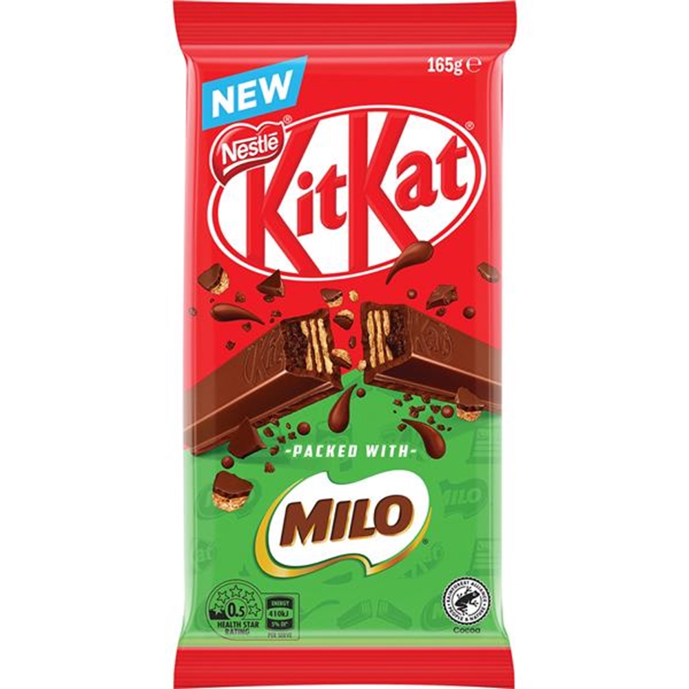 KitKat Milo Block 165g 1 KitKat Milo Block 165g