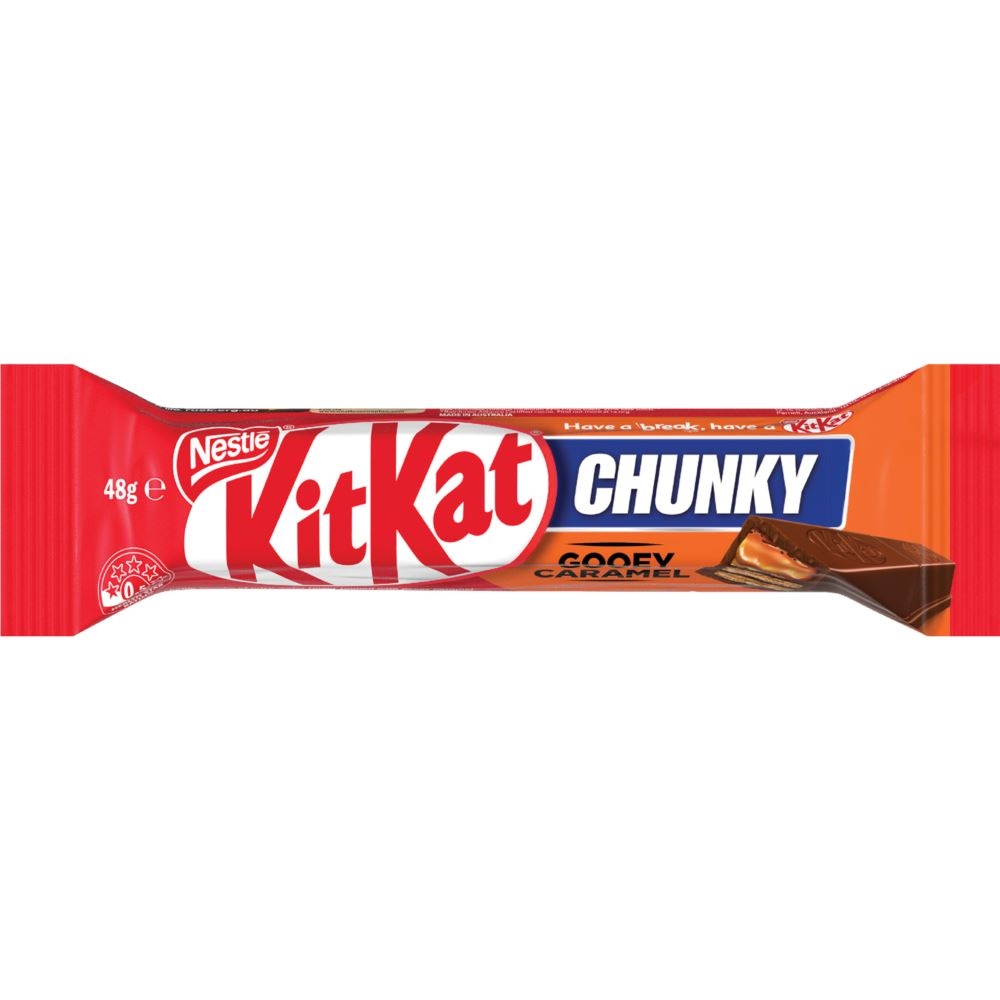 KitKat Chunky Caramel 48g (Box of 36) 1 KitKat Chunky Caramel 48g (Box of 36)