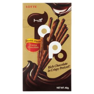 Lotte Toppo Double Chocolate Pretzel 40g