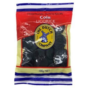 The Dutch Company Coin Licorice 100g
