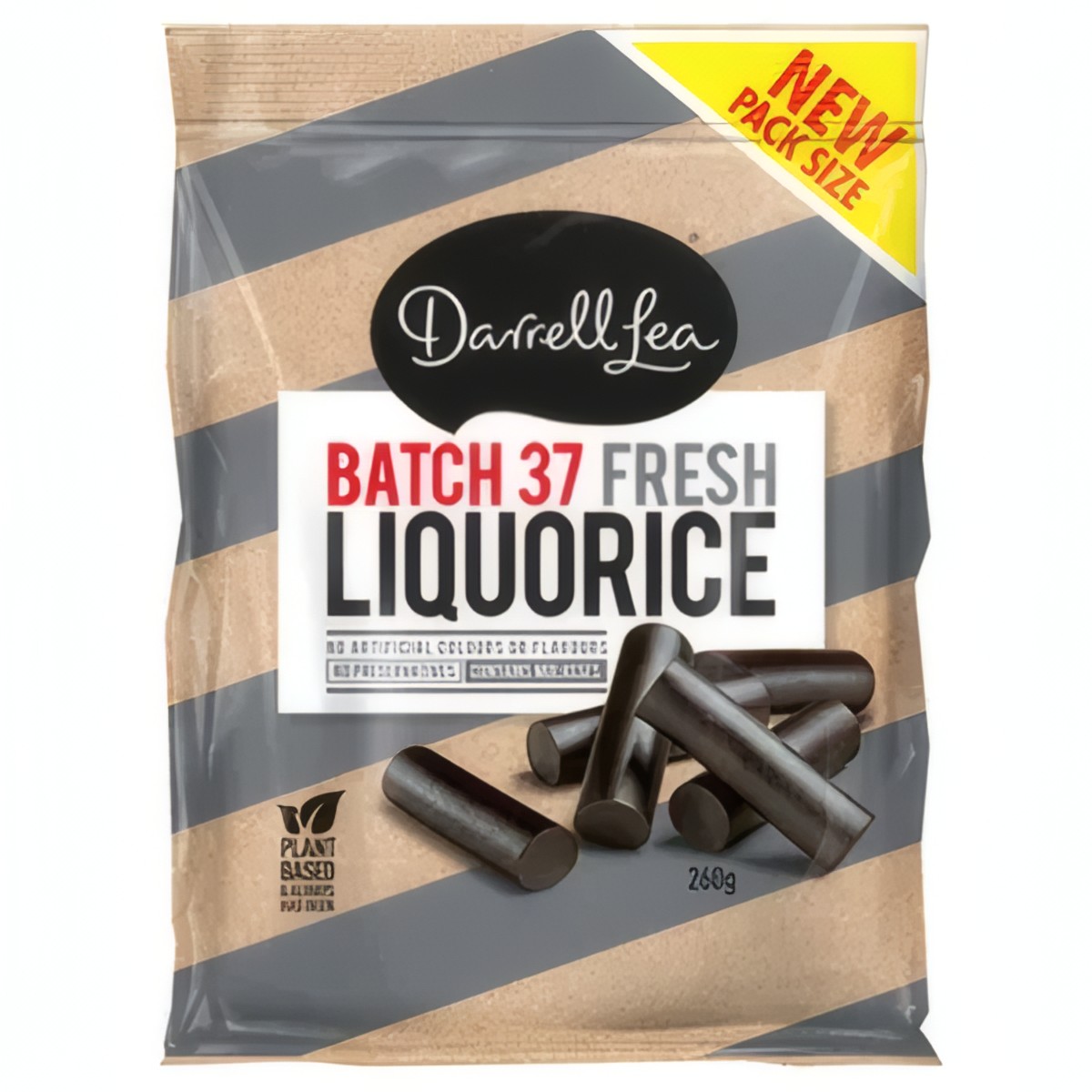 Darrell Lea Batch 37 Fresh Liquorice 260g – Soft & Chewy 1 Darrell Lea Batch 37 Fresh Liquorice 260g Soft & Chewy