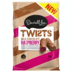 D/L Twists Raspberry Milk Chocolate Coated 200g