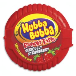 Hubba Bubba Bubble Tape Seriously Strawberry 56g