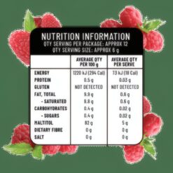 Raspberry Chews Sugarless 70 g 3 Raspberry Chews Sugarless 70 g