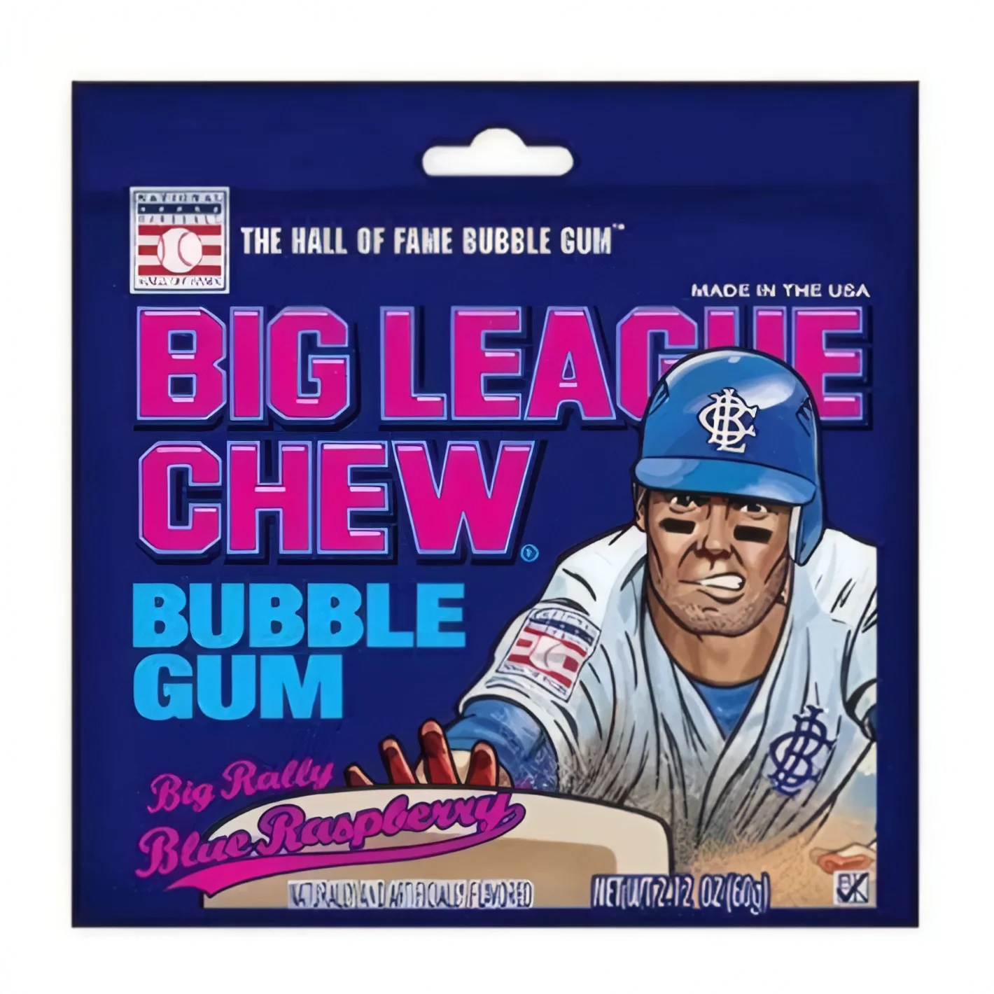 BIG LEAGUE CHEW BLUERASP 60g 1 BIG LEAGUE CHEW BLUERASP 60g