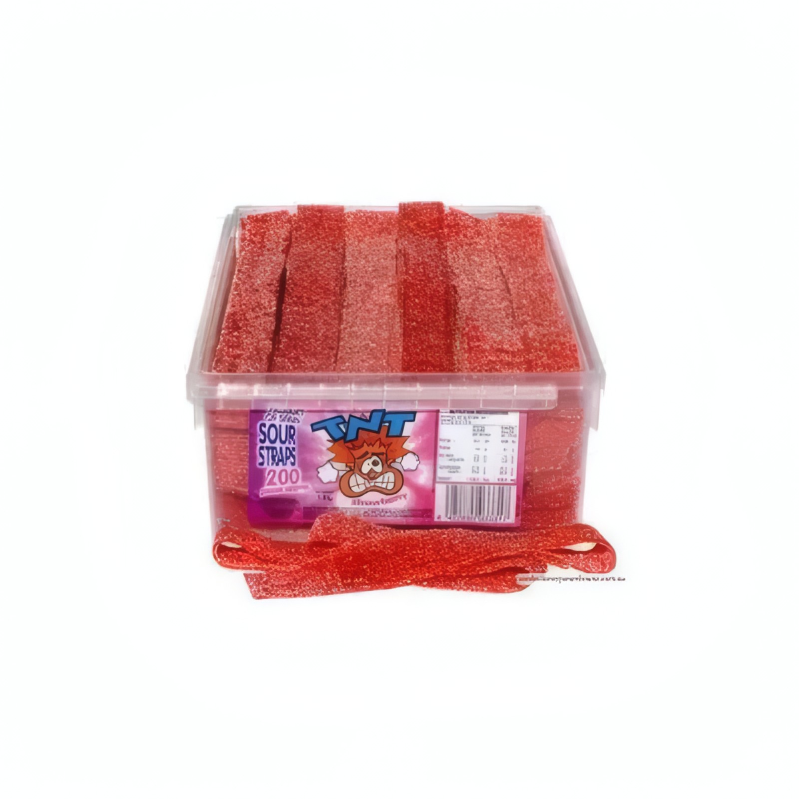 TNT Sour Straps Strawberry 1.4kg 1 TNT Sour Straps Strawberry 1.4kg