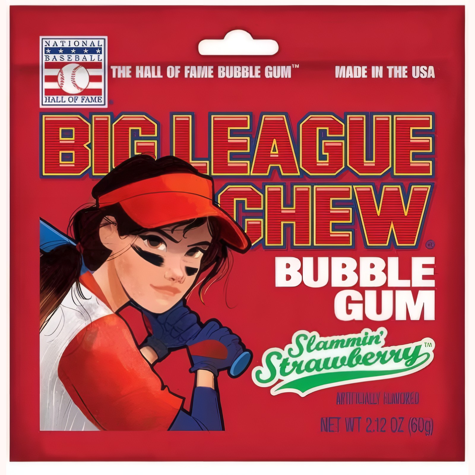 Big League Chew Strawberry 60g 1 Big League Chew Strawberry 60g