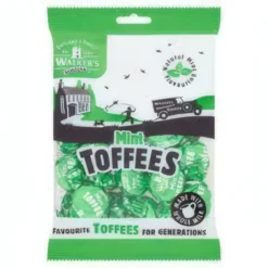 Walker's Mint Toffees 150g (Gluten & Suitable for Vegetarians)
