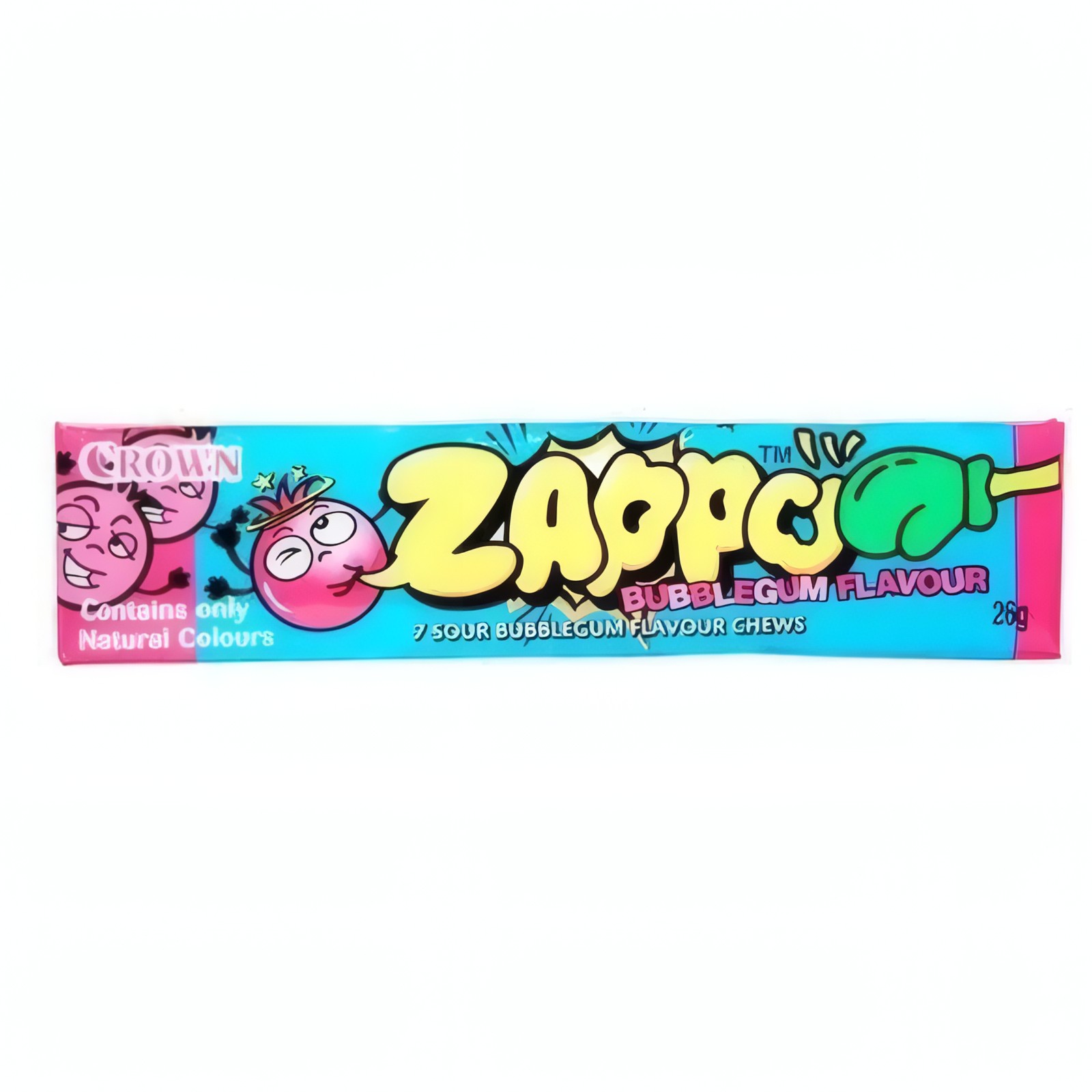 Zappo Bubblegum Flavour Chews 29g 1 Zappo Bubblegum Flavour Chews 29g
