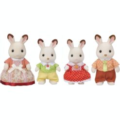 EPOCH Sylvanian Families FS-46 Chocolate Rabbit Family Dolls, Safety Toy Mark Certified, Toy for Ages 3 Years and Up, Dollhouse