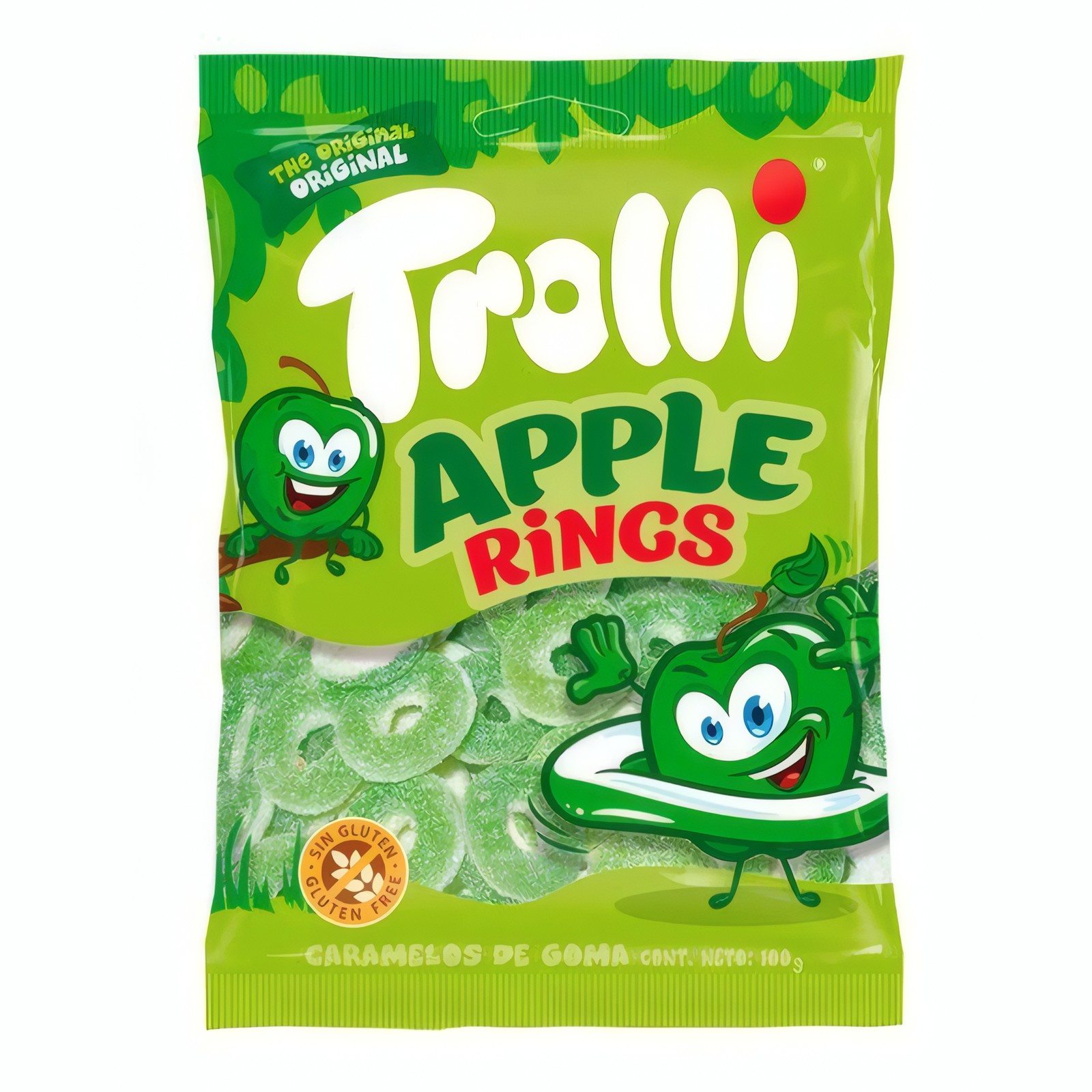 TROLLI APPLE RINGS 100G 1 TROLLI APPLE RINGS 100G