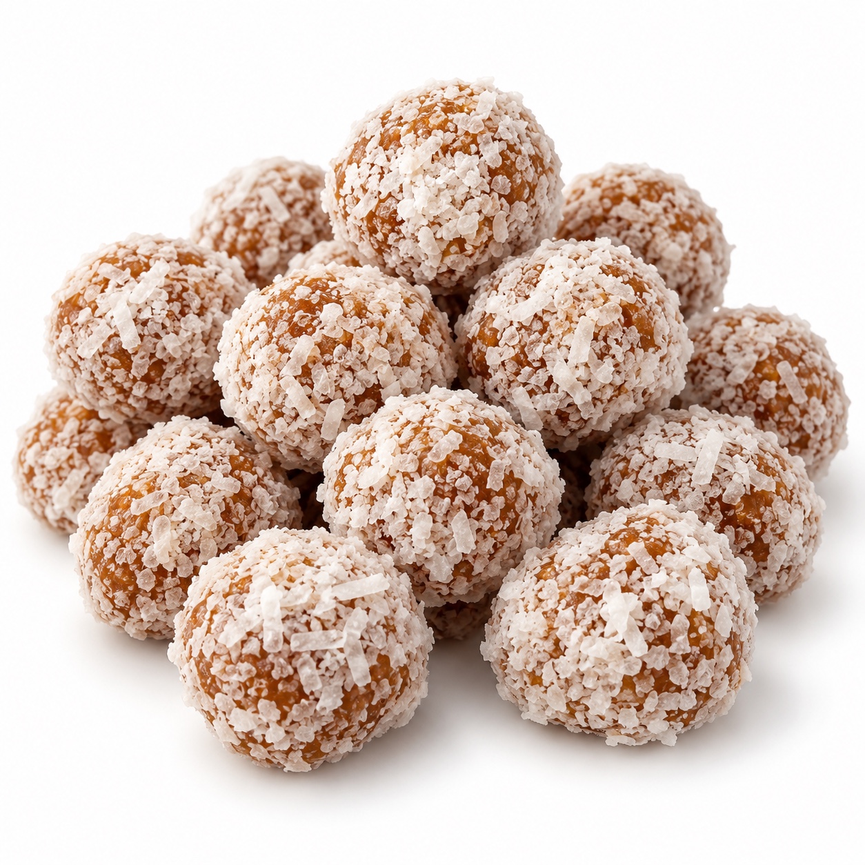 Caramel Kisses (Snowies) 150g 1 Caramel Kisses (Snowies) 150g – coconut-coated caramel rounds